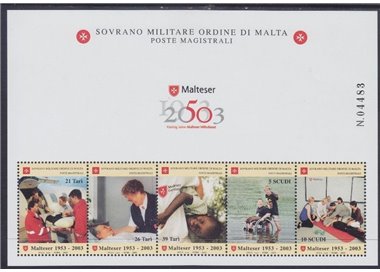 SMOM 2003 Malteser Hilfdienst BF MNH**