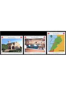 SMOM 2003 Healthcare in Lebanon 3v MNH**