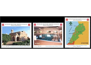SMOM 2003 Healthcare in Lebanon 3v MNH**