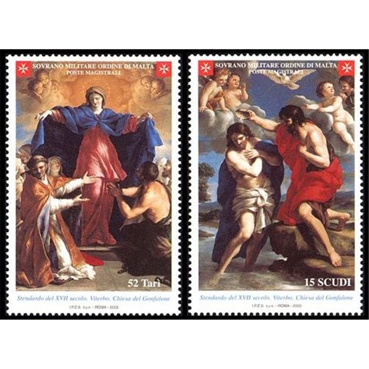 SMOM 2003 San Giovanni Battista 2v MNH**