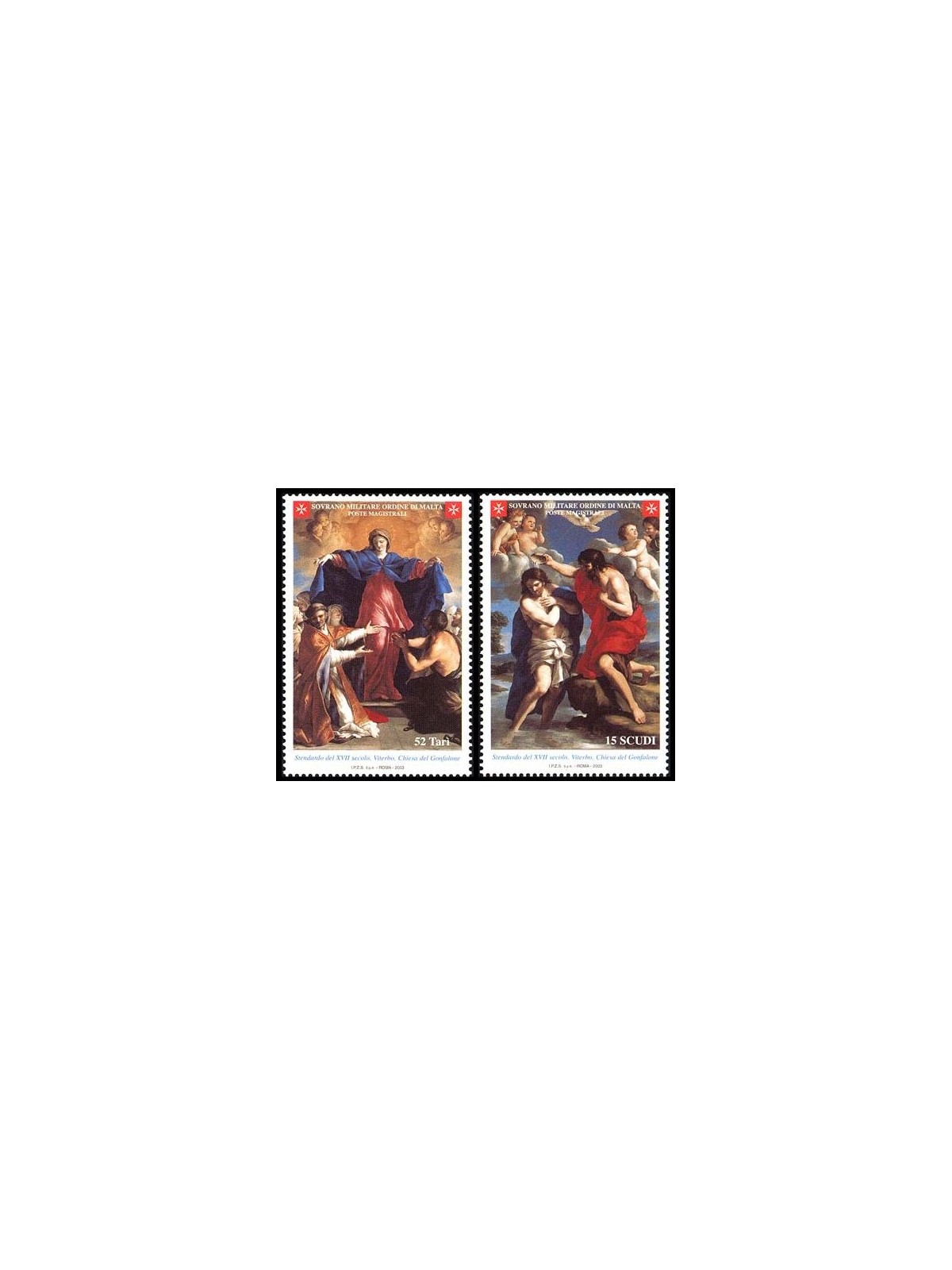 SMOM 2003 St. John the Baptist 2v MNH**
