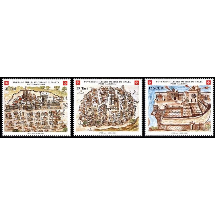 SMOM 2003 Ancient pointnderies, 5th series 3v MNH**