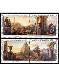SMOM 2003 Antiche vedute, 4ª serie 4v MNH**
