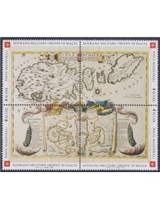 SMOM 2003 Antiche Tavole Geografiche, 2ª serie 4v MNH**