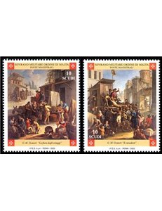 SMOM 2003 Ancient customs and traditions, 2nd series 2v MNH**