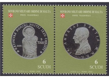 SMOM 2003 Coins, 4th series 2v MNH**
