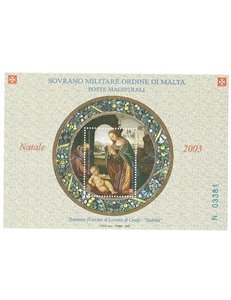 SMOM 2003 Christmas s/s MNH**