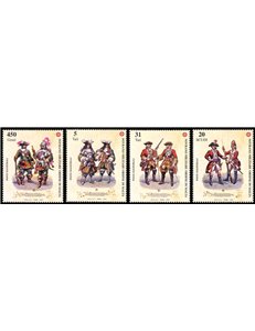 SMOM 2004 Costumi e uniformi, 3ª serie 4v MNH**