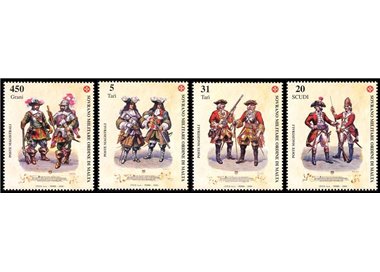SMOM 2004 Costumi e uniformi, 3ª serie 4v MNH**