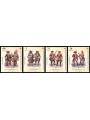 SMOM 2004 Costumi e uniformi, 3ª serie 4v MNH**