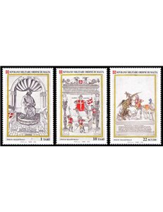 SMOM 2004 Ancient texts, 4th series 3v MNH**