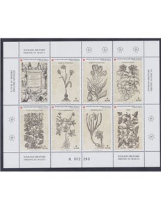 SMOM 2004 Nature and Art, 3rd series 7v in sheet MNH**