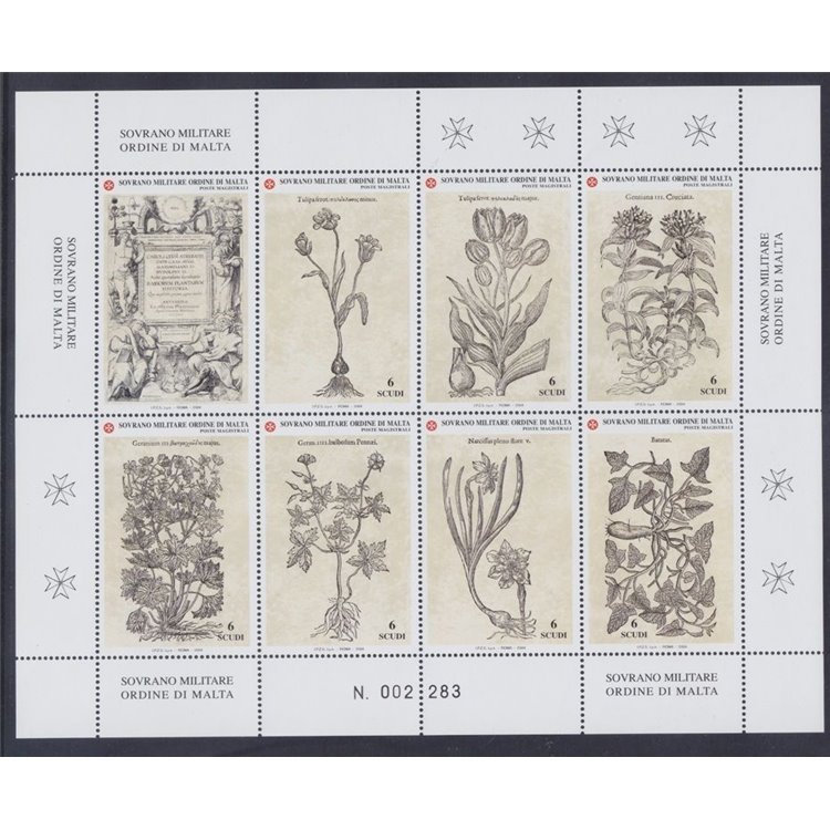 SMOM 2004 Nature and Art, 3rd series 7v in sheet MNH**