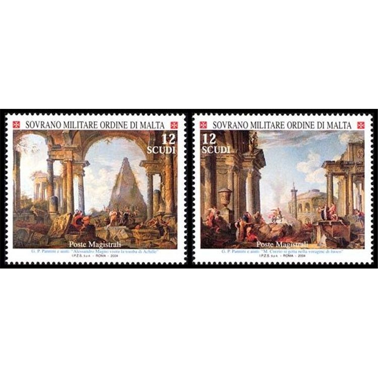 SMOM 2004 Masters of Painting, 11th series 2v MNH**