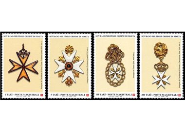 SMOM 2004 Ancient insignia, 2nd series 4v MNH**