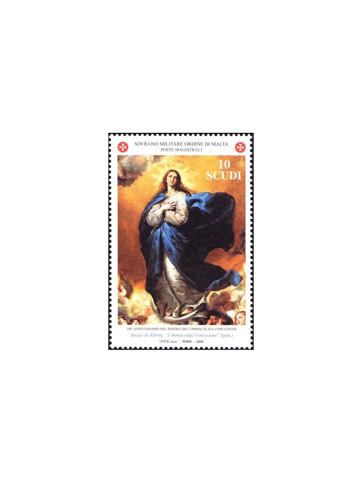 SMOM 2004 Dogma Immacolata Concezione MNH**