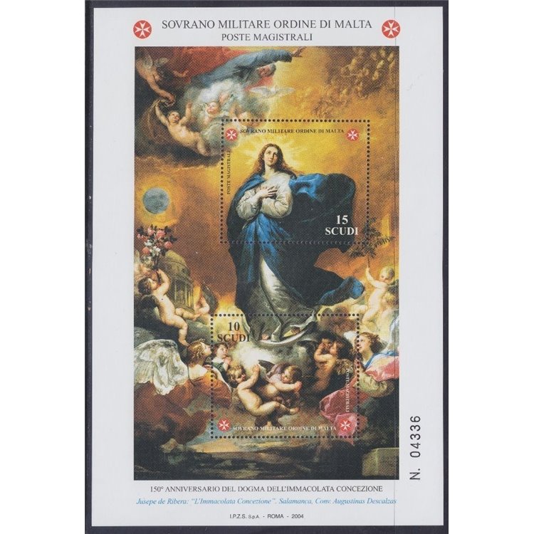 SMOM 2004 Dogma Immacolata Concezione BF MNH**
