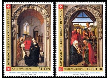 SMOM 2004 Christmas 2v MNH**