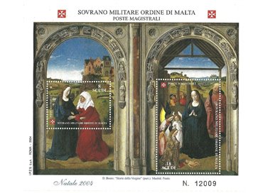 SMOM 2004 Christmas s/s MNH**