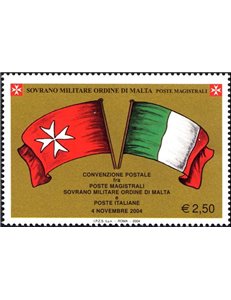 SMOM 2005 Convenzione postale con Italia MNH**