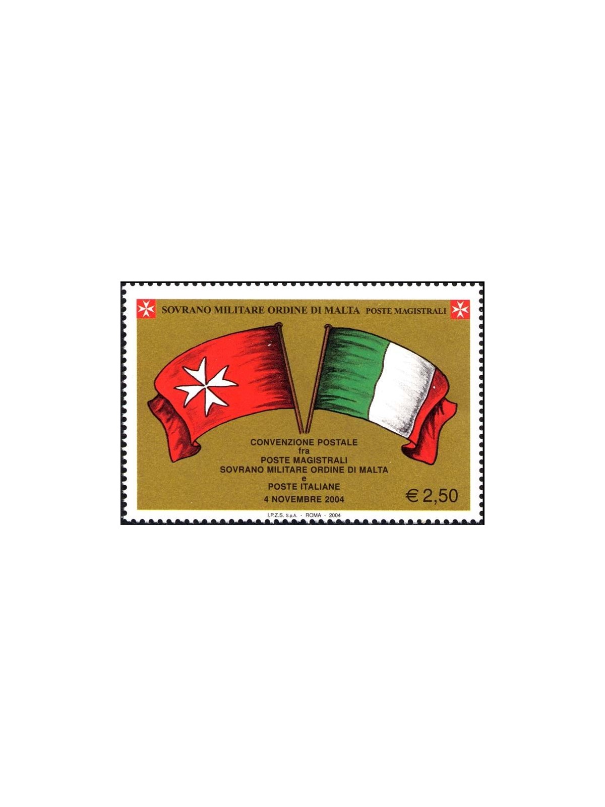 SMOM 2005 Convenzione postale con Italia MNH**
