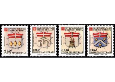 SMOM 2005 Stemmi dei Gran Priori, 5ª serie 4v MNH**