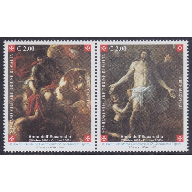 SMOM 2005 Year of the Eucharist 2v MNH**