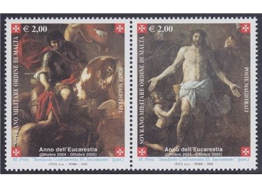 SMOM 2005 Year of the Eucharist 2v MNH**