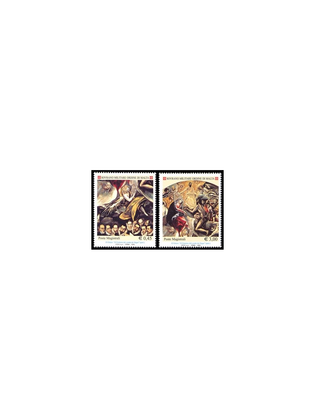 SMOM 2005 St. John the Baptist 2v MNH**