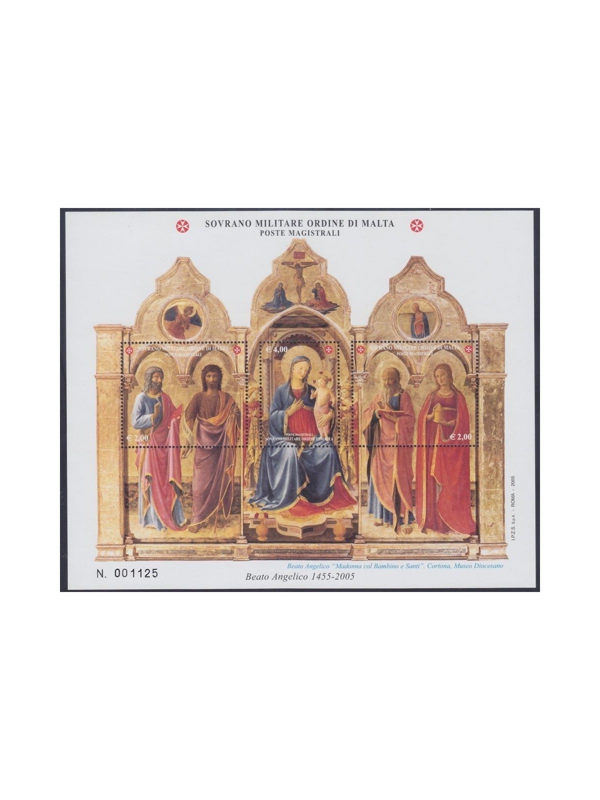 SMOM 2005 Beato Angelico BF MNH**