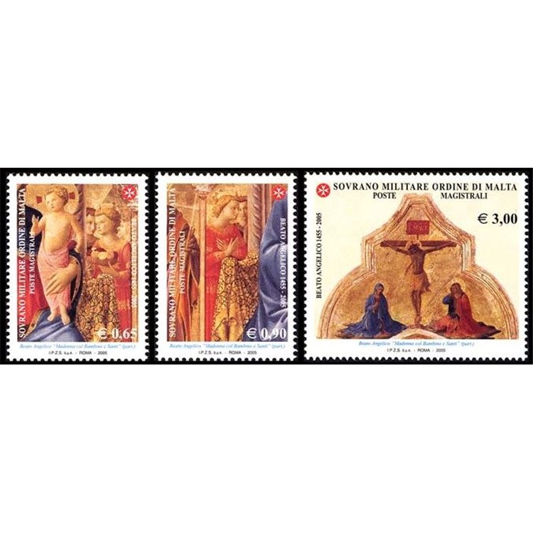 SMOM 2005 Beato Angelico 3v MNH**