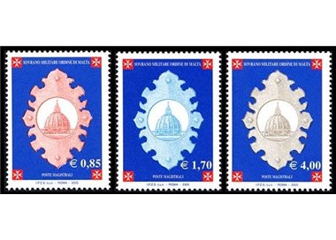 SMOM 2005 Sedi dell'Ordine, 3ª serie 3v MNH**
