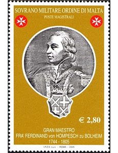 SMOM 2005 Ferdinand von Hompesch zu Bolheim MNH**
