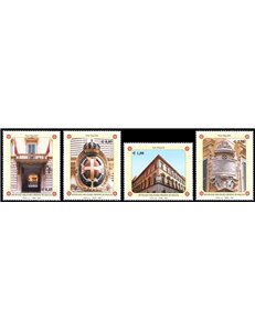 SMOM 2005 Sedi dell'Ordine, 4ª serie 4v MNH**
