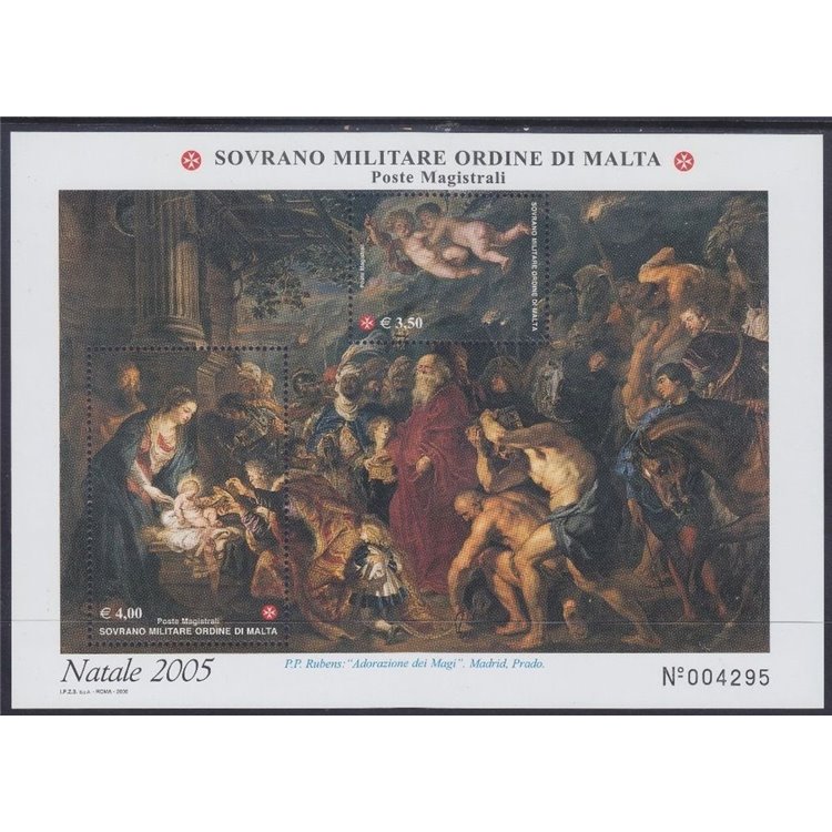 SMOM 2005 Christmas s/s MNH**