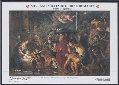 SMOM 2005 Natale BF MNH**