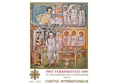 VATICANO 1997 Pro Terremotati BF MNH**