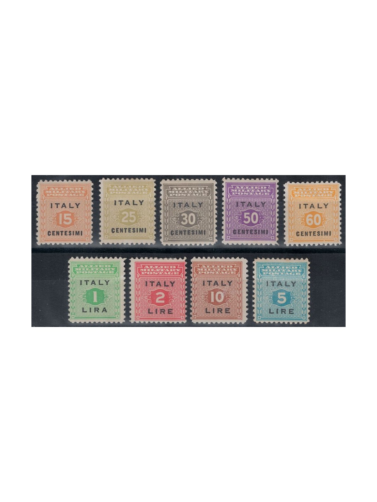 ITALY KINGDOM 1943 Allied Military Postage (Sicily) 9v MH*