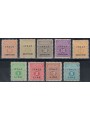 ITALY KINGDOM 1943 Allied Military Postage (Sicily) 9v MH*