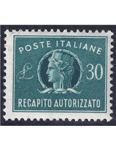 ITALIA 1965 Recapito autorizzato MNH**