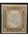 ITALY KINGDOM 1861 Matraire (10c brown) MH*