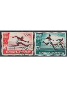 SAN MARINO 1955 Olympic Stamp (Airmail) 2v us