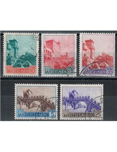 SAN MARINO 1955 Views 5v us