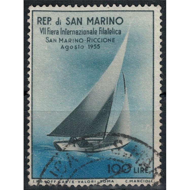SAN MARINO 1955 Fiera internazionale filatelica us