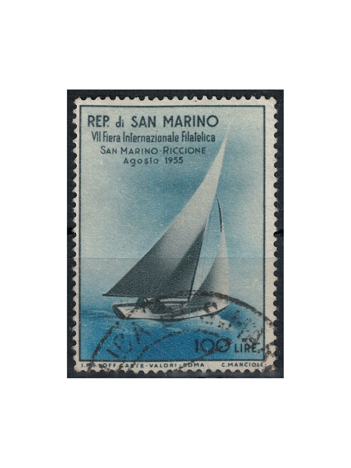 SAN MARINO 1955 Fiera internazionale filatelica us