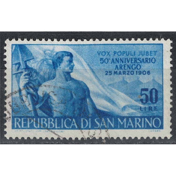 SAN MARINO 1956 Anniversary of the Arengo us