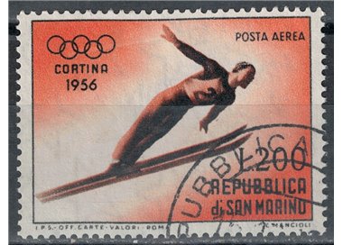 SAN MARINO 1955 Winter Olympic Games (airmail) us