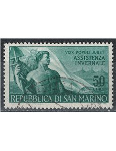 SAN MARINO 1956 Winter assistance us