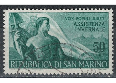 SAN MARINO 1956 Winter assistance us