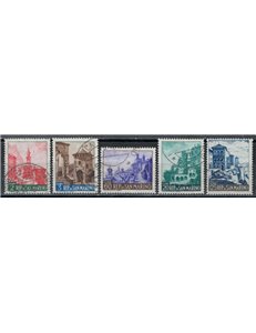 SAN MARINO 1957 Views of San Marino 5v us